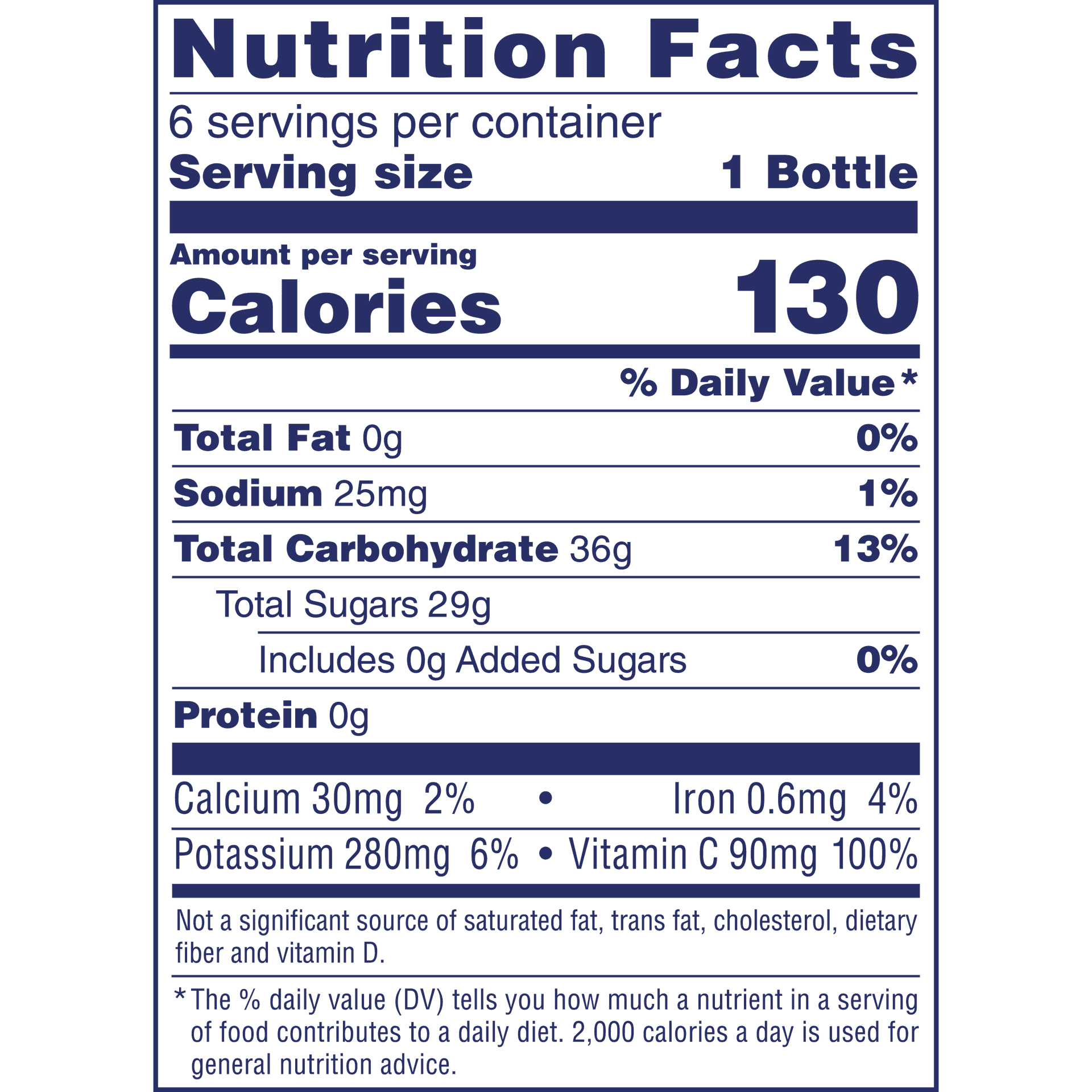 Nutrition Label