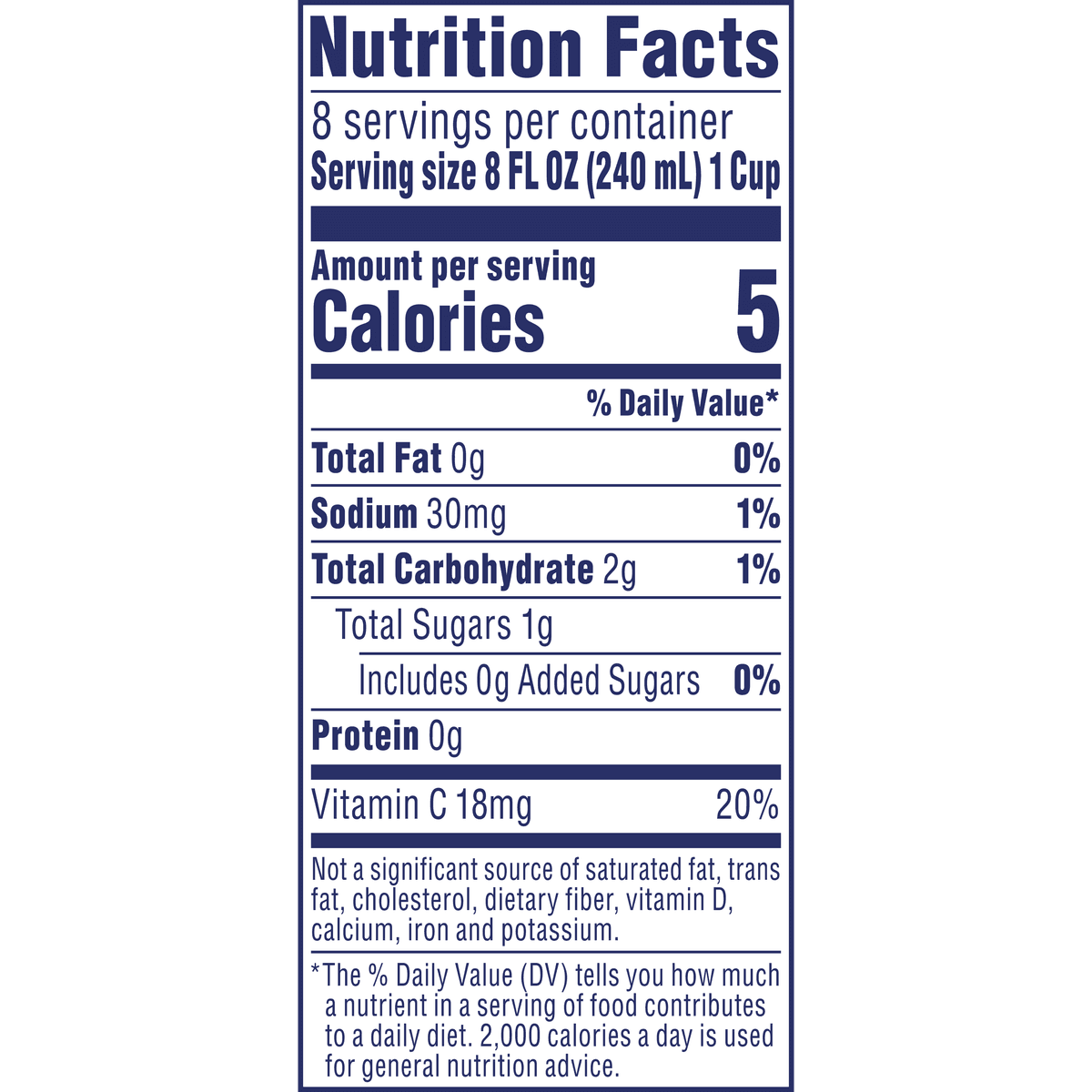 Nutrition Facts