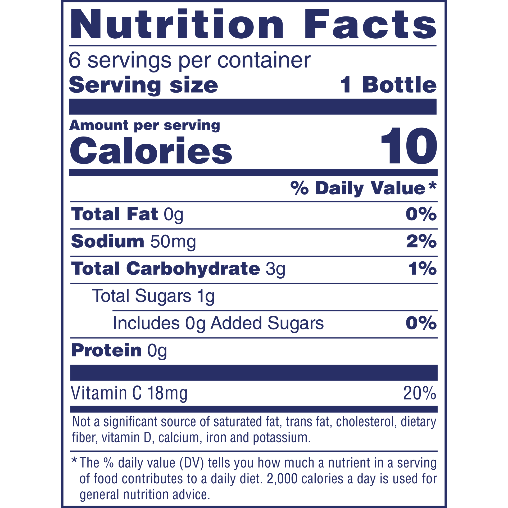 Nutrition Label