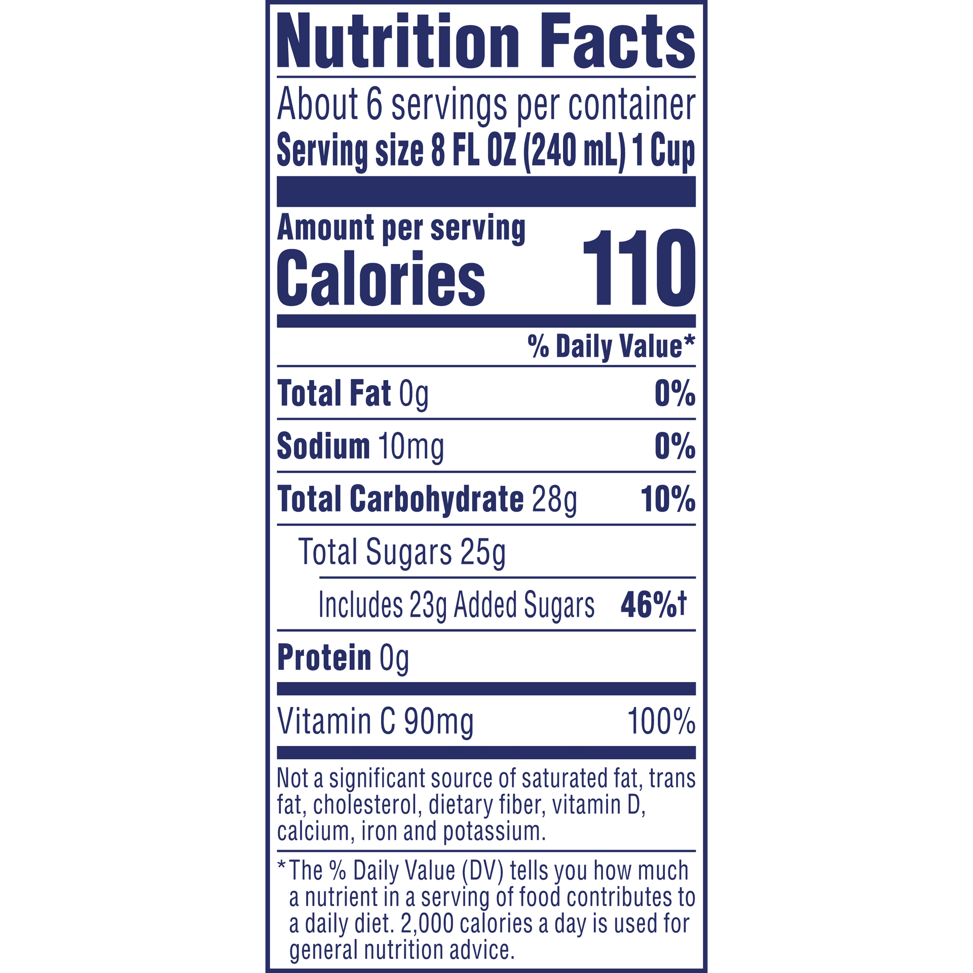 Nutrition Label
