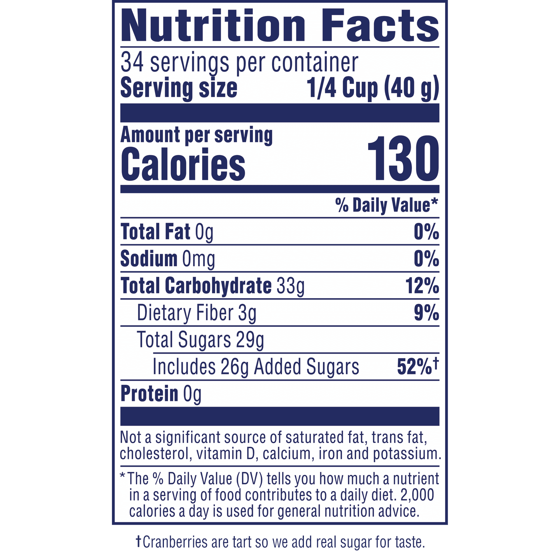 Nutrition Label