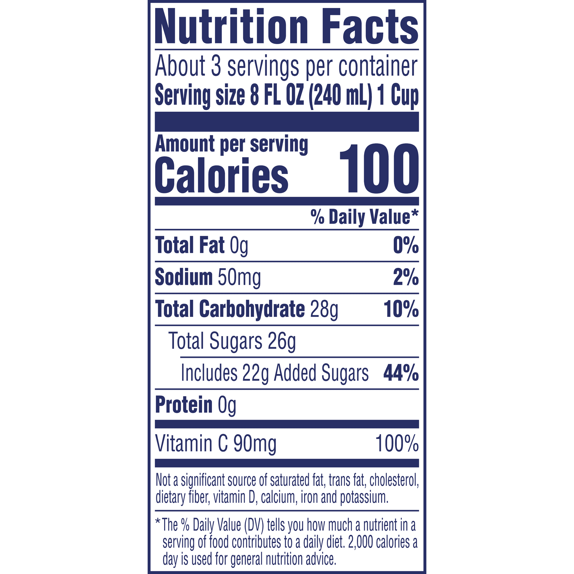 Nutrition Label